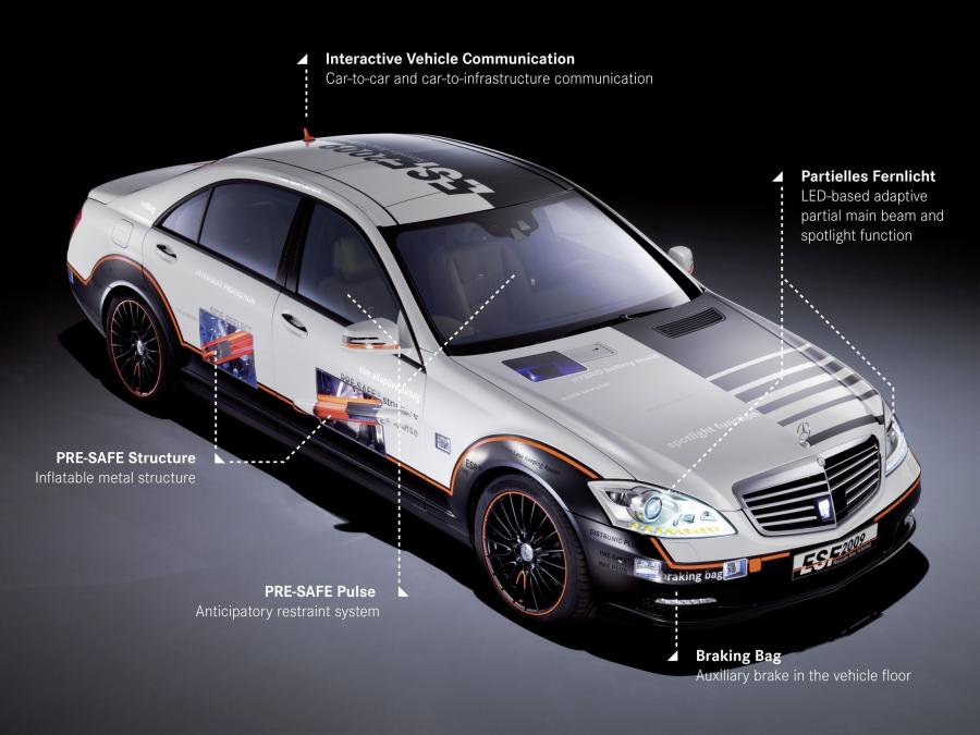  Mercedes-Benz S-Class Experimental Safety Vehicle 2009 года  (фото 15 из 26)